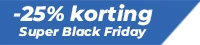 Black Friday 2025 25% korting