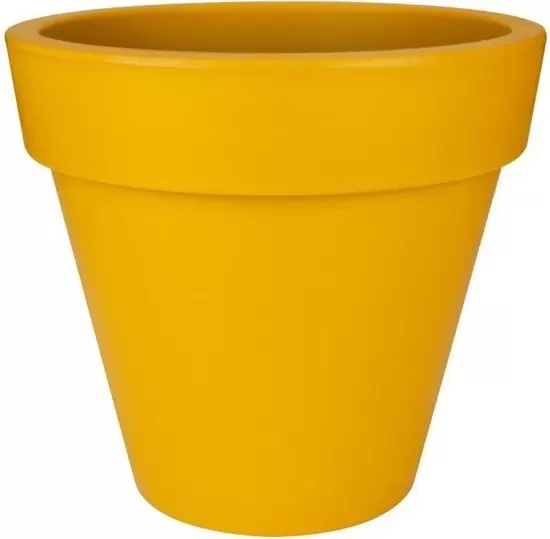 Elho Pure Round 60 Oker Geel Bloempot Pot Tuincentrum Outlet