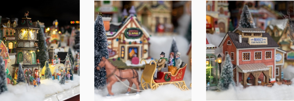 Outletprijzen op diverse Lemax kerstdorpen en kerstfiguren