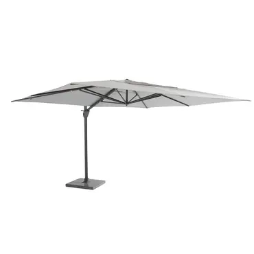 4 Seasons Outdoor Hacienda Antraciet/Lichtgrijs met Parasolvoet - Parasol, 4 Seasons Outdoor, Tuincentrum Outlet