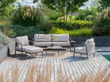 Barolo loungeset met Vic koffietafels, 4 Seasons Outdoor, tuincentrumoutlet.com