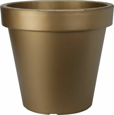 BLOEMPOT E&K ROND 40CM GOUD, G