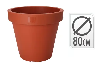 BLOEMPOT TERRACOTTA VITA ROND DIA 80CM, Koopman, tuincentrumoutlet