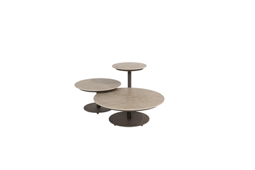 Boaz coffee table ceramic central leg terre 60 X 35cm set, 4 Seasons Outdoor, tuincentrumoutlet.com