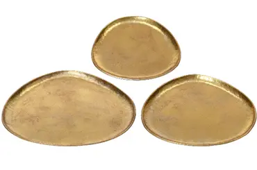 Bord ijzer l22b23.7h1.5cm goud