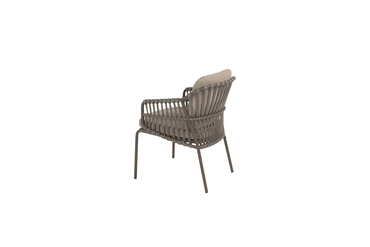 Capalbio dining chair terre with 2 cushions links, 4 Seasons Outdoor, tuincentrumoutlet.com