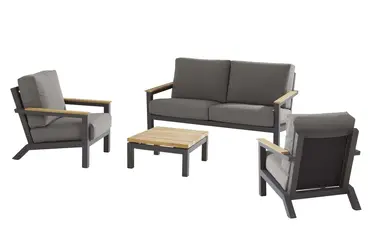 Capitol loungeset met voetenbank, 4 Seasons Outdoor, Tuincentrum Outlet