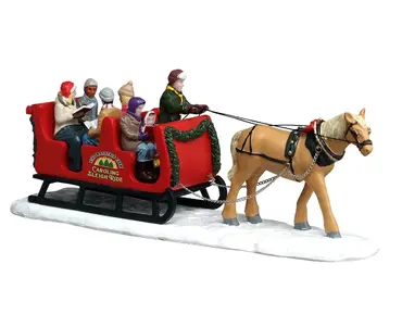 Caroling sleigh ride