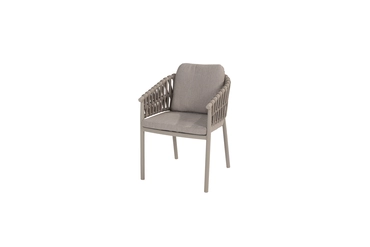 Catalana dining chair cloud met 2 kussens voorkant, 4 Seasons Outdoor, Tuincentrumoutlet.com