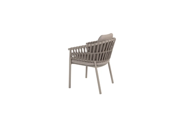 Catalana dining chair cloud met 2 kussens zijkant links, 4 Seasons Outdoor, Tuincentrumoutlet.com