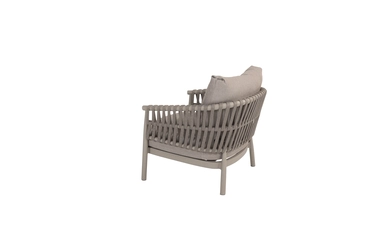 Catalana living chair cloud met 2 kussens zijkant links, 4 Seasons Outdoor, tuincentrumoutlet.com