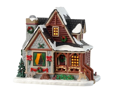 Christmas cabin, Lemax Europe, tuincentrumoutlet