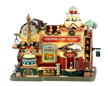 Christmas cake factory, Lemax, Tuincentrumoutlet