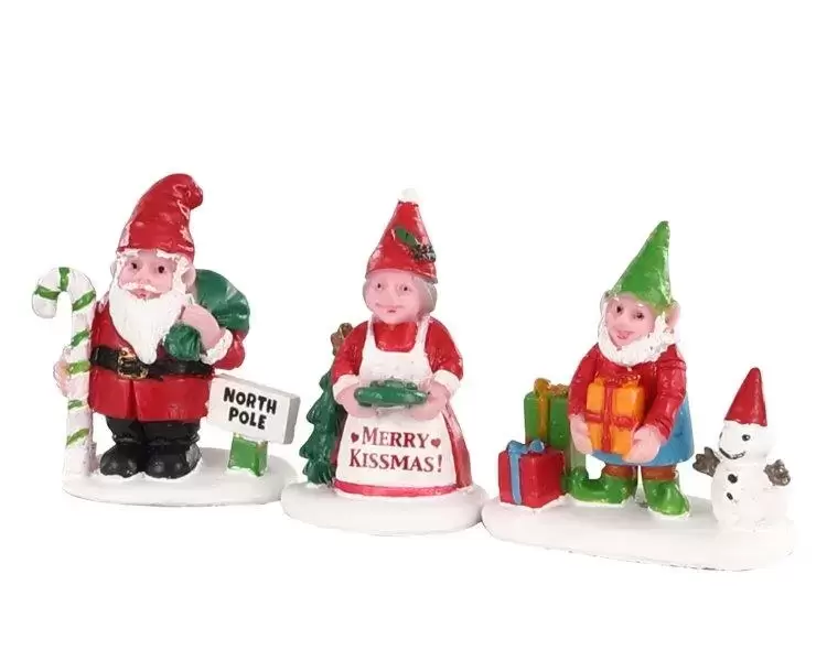 Christmas garden gnomes, Lemax, tuincentrumoutlet