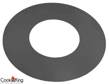 CookKing Grillplaat zonder rooster voor diverse vuurschalen ø81,5 cm with hole 40cm - afbeelding 1
