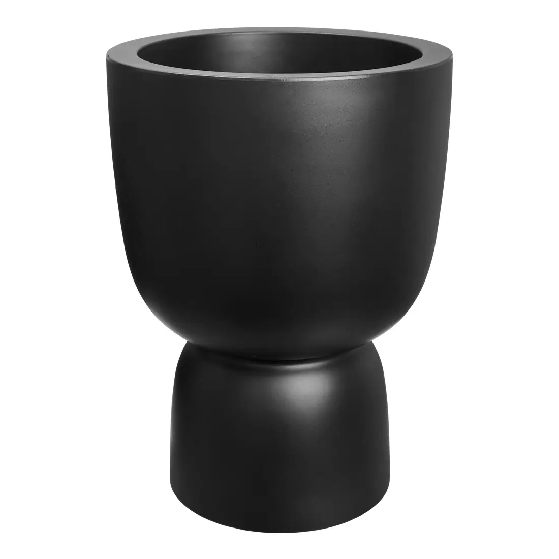 Vaso Pure Coupe Black - Elho - Vivaio eGarden