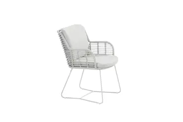 Fabrice dining chair Frozen zijkant, 4 Seasons Outdoor, tuinmeubels