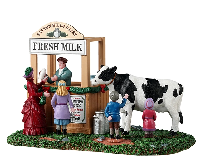 Fresh milk stall, Lemax, Tuincentrum Outlet