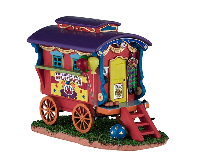 Friendly the clown caravan, Lemax Europe, tuincentrumoutlet