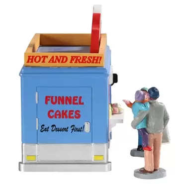 Funnel cakes food truck zijkant, Lemax, tuincentrumoutlet