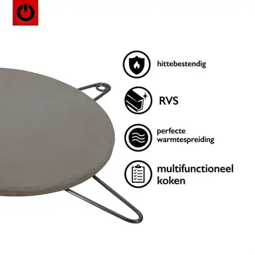 Grenade Stone 18'' + Crossbase detail, Volt Industries, tuincentrumoutlet