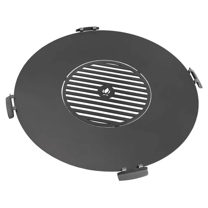 Grillplaat dia 78 cm met grillrooster 36 cm met 4 handvatten, CookKing, Tuincentrum Outlet