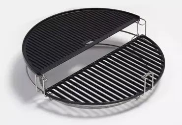 Half Moon Cast Iron Cooking Grate - Big Joe ®, Kamado Joe, www.bbqkopen.nl