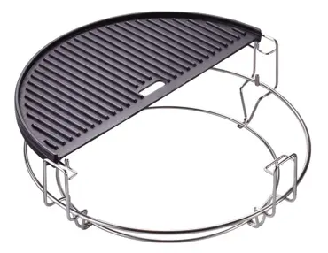 Half Moon Cast Iron Reversible Griddle - Classic Joe ®, Kamado Joe, www.bbqkopen.nl