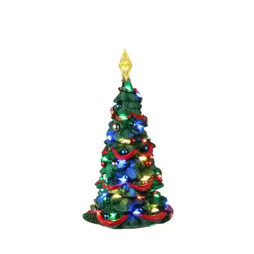 Joyful christmas tree zijkant, Lemax Europe, tuincentrumoutlet