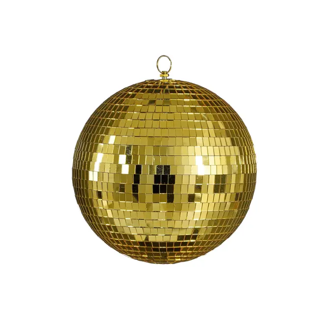 Kerstbal d25cm spiegel goud, House of Seasons, tuincentrumoutlet