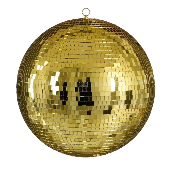 Kerstbal d50cm spiegel goud, House of Seasons, tuincentrumoutlet