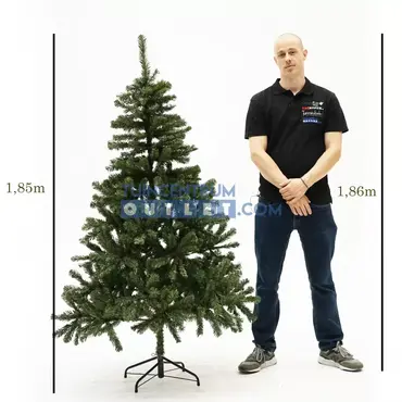 Kerstboom Charlton h185 d115 cm groen 2, Edelman, tuincentrumoutlet