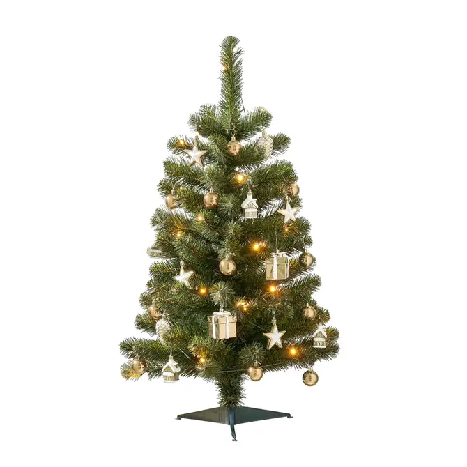 Kerstboom Joy (D50 x H90) Champagne, Black Box Trees, Tuincentrum Outlet