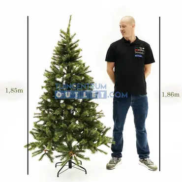 Kerstboom Toronto h185xd114 cm - groen 2, Edelman, tuincentrumoutlet