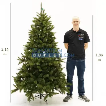 Kunstkerstboom Forest Frosted Pine 215 cm Hoog Groen Triumph Tree 2, Triumph Tree, tuincentrumoutlet