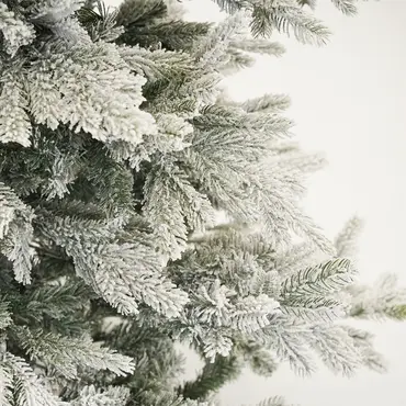 Grandis fir snowy l180cm groen/wit, Everlands detail, Tuincentrum Outlet