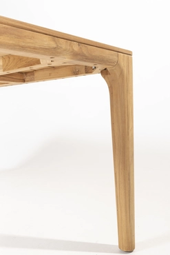 Liam eettafel teak 180 x 100  cm detail, 4 Seasons Outdoor, tuincentrumoutlet