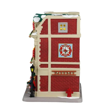 Liberty trail fire house zijkant, Lemax, Tuincentrumoutlet