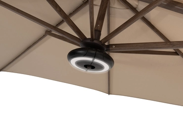 Licht voor buitenparasol wit, 4 Seasons Outdoor, tuincentrumoutlet.com