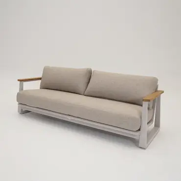 Loungeset Leather II 2 creme/beige, Vita, Tuincentrumoutlet