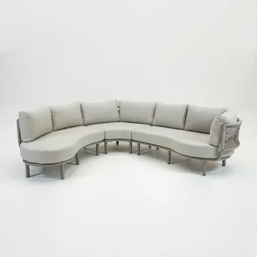 Matera L/D set 3-delig taupe/rope sand/vally sand, Garden Impressions, tuincentrumoutlet.com