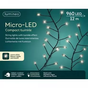 Microled compact 12 m - warm wit doos, Lumineo, tuincentrumoutlet