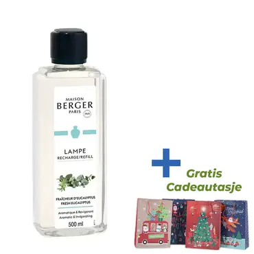 Navulling Huisparfum Fresh Eucalyptus 500 ml Fraicheur d'Eucalyptus Lampe Berger Maison Paris - afbeelding 1