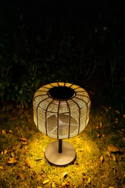 Nina garden solar lamp bovenkant donker, SenS-Line, tuincentrumoutlet.com