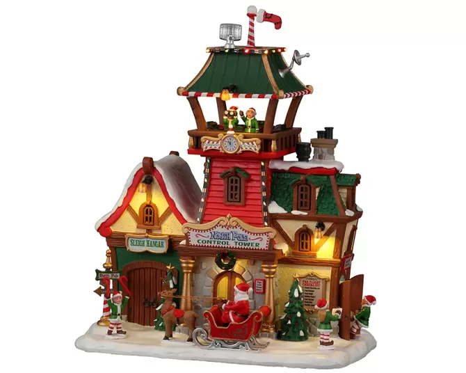 North pole control tower, Lemax, tuincentrumoutlet