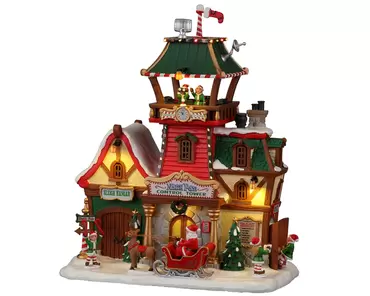 North pole control tower, Lemax, tuincentrumoutlet