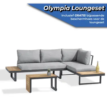 Olympia alu. multifunctional loungeset actie, SenS-line, tuincentrumoutlet