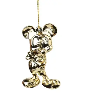 Orn.acryl 3d mickey chrome goud, kurtadler, tuincentrumoutlet