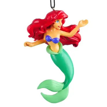 Orn.resin 3d little mermaid 9cm