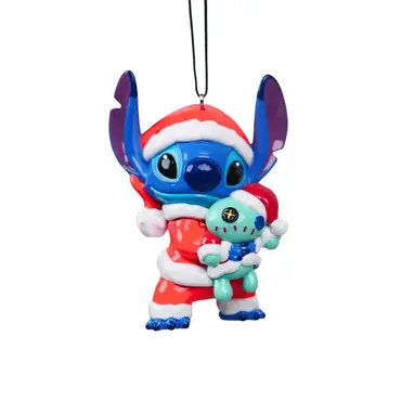 Orn.resin 3d stitch met scrump 9cm, kurtadler, tuincentrumoutlet